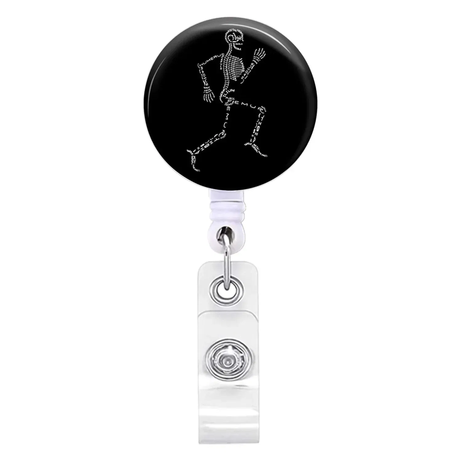 Color: VIOLET/?«?—?…° - X-Ray Badge Reel Retractable Radiology Badge Reel Holder Ct Rays Nurse Doctor Student Card Reel Clip Office Supply Recoil Badge