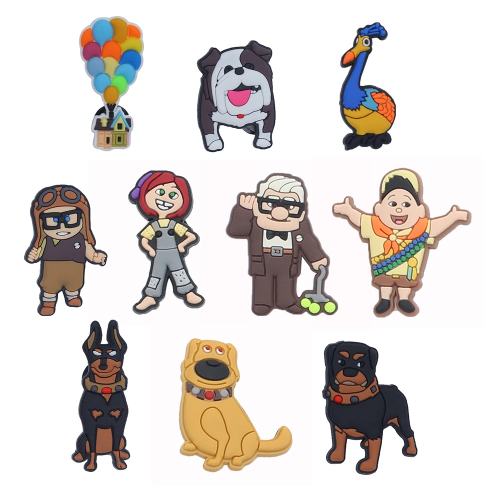 Color: Champagne, Ships From: CHINA - Flying House Bad Travelogue Crocodile Charm Garden Shoe Accessories Clogs buckle Decorative sandals Decorate gifts for men and w