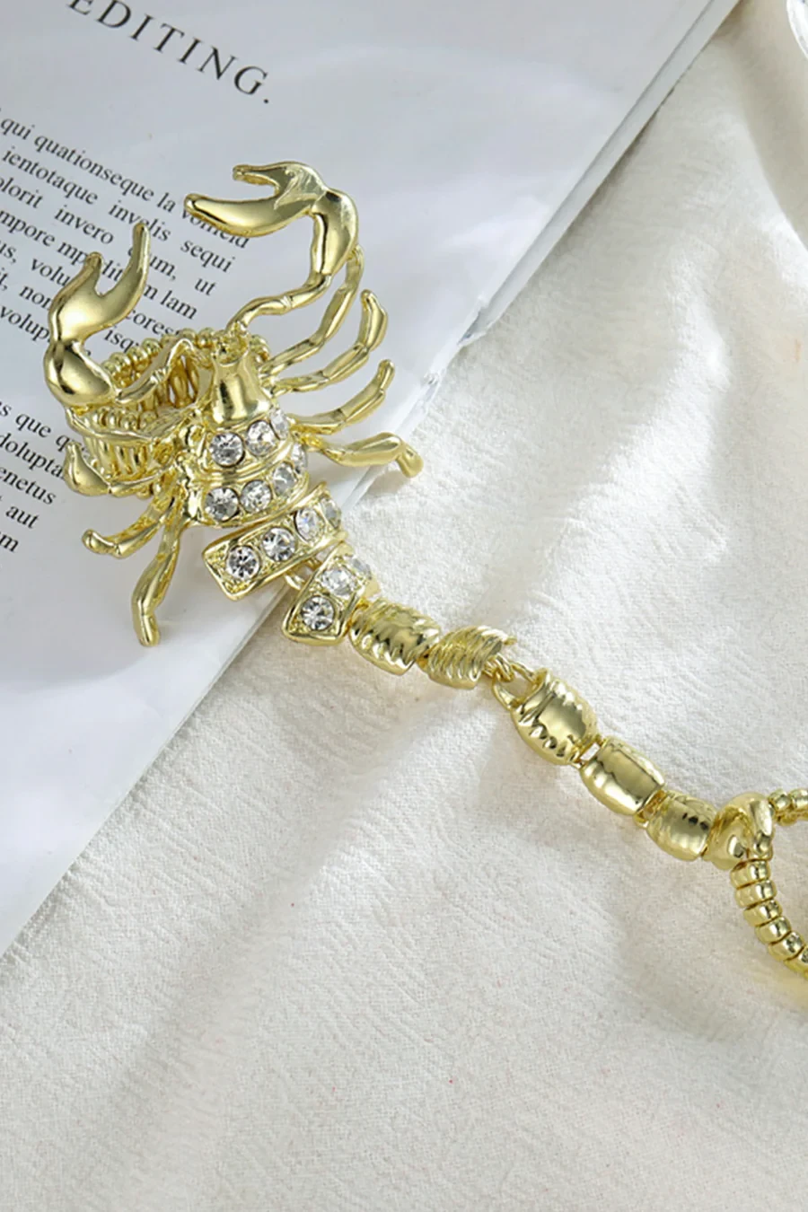 Antonella Metal Diamond Bracelet