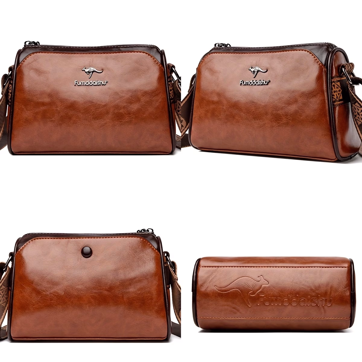 Perfect Lily Women's Light Luxury Versatile Mini Shoulder Bag – Multi-Compartment Crossbody Color-Blocking Boston Bag