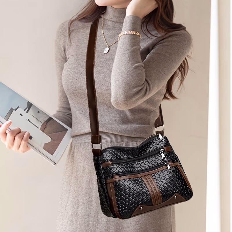 Perfect Lily Women's Elegant Multi-Pocket Crossbody Bag – Stylish and Practical for Everyday Use