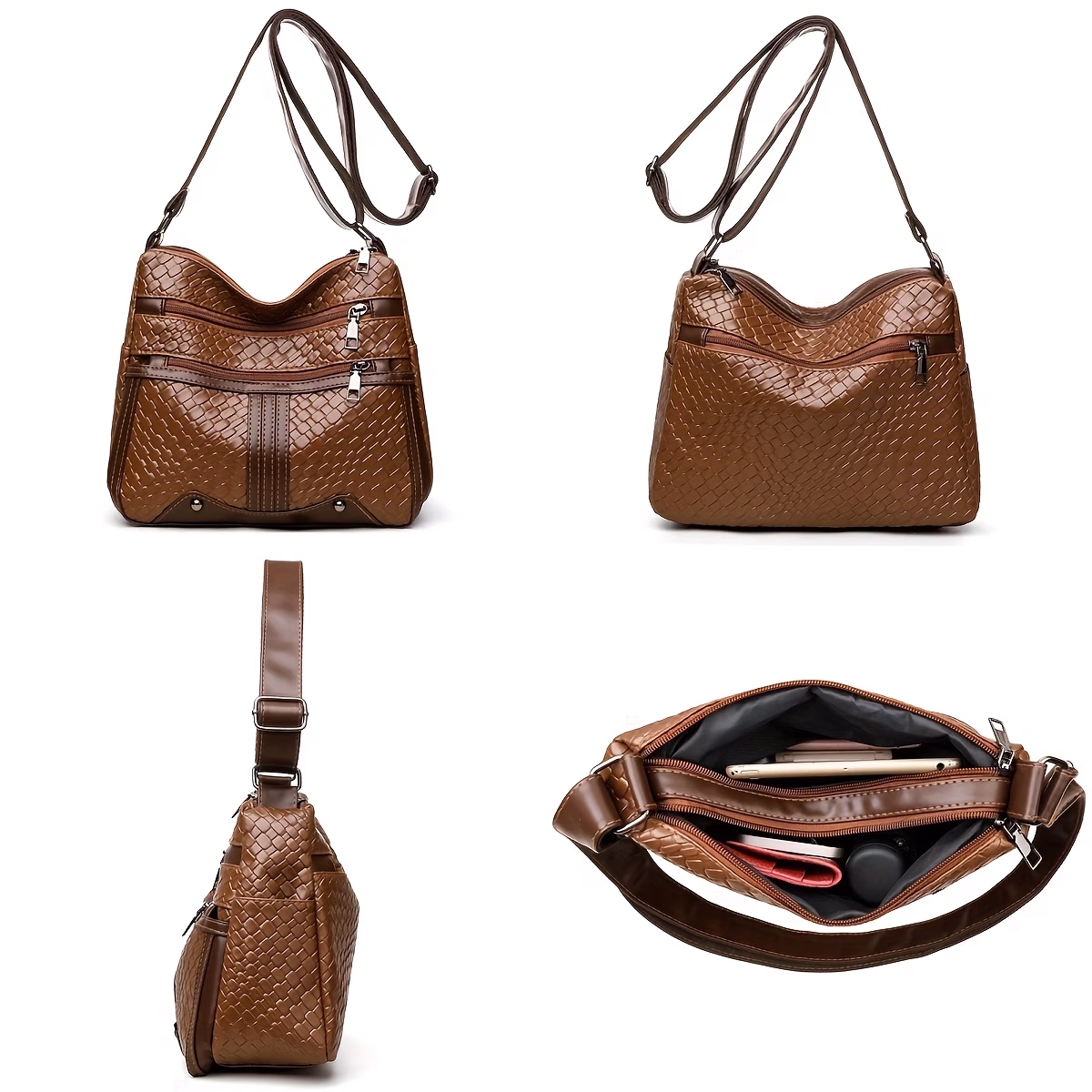 Perfect Lily Women's Elegant Multi-Pocket Crossbody Bag – Stylish and Practical for Everyday Use