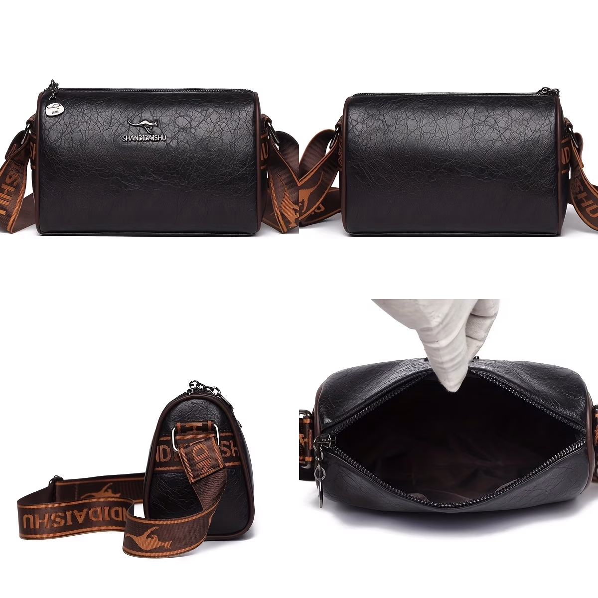 Perfect Lily Women's Vintage Boho Boston Bag – Elegant, Versatile Crossbody Handbag