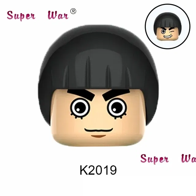 Color: Orange - Single New Cartoon Action Figures accessories Building Block children WM2081 WM6105 WM6106