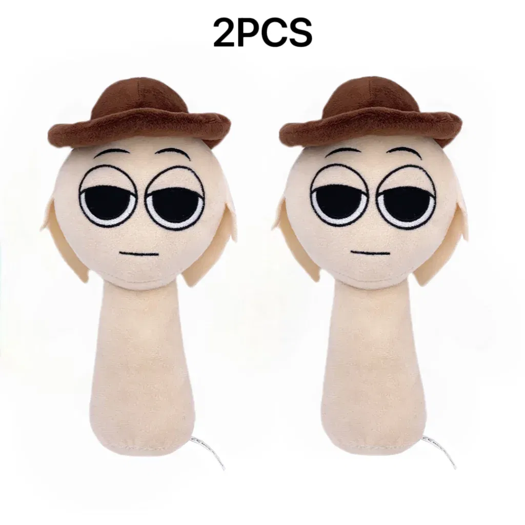 Color: Yellow - Sprunki Plush Toys Sprunki Incredibox Plushie Sprunki Soft Game Cartoon Pillow Kids Birthday Gifts Stuffed Dolls Christmas Gift