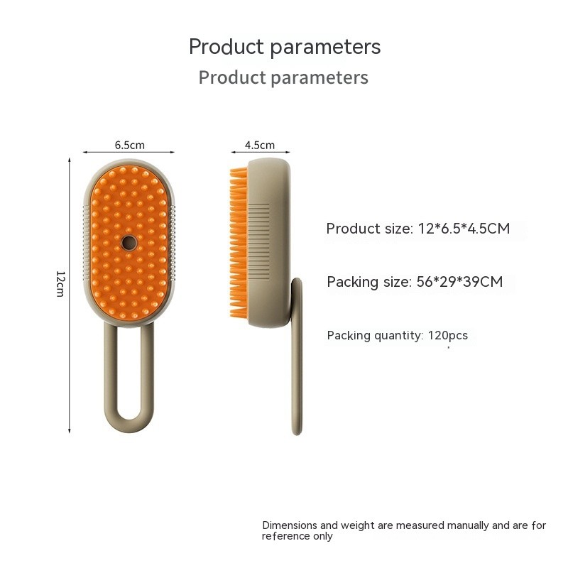Steam Brush for Cats & Dogs
