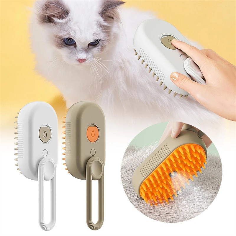 Steam Brush for Cats & Dogs