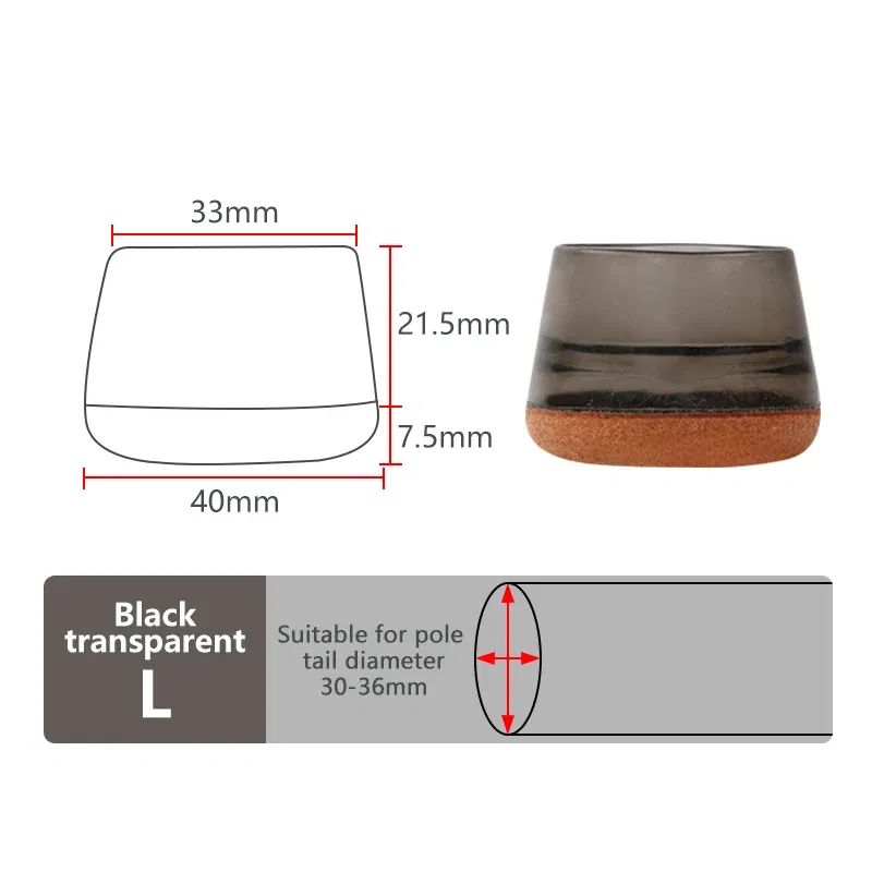 Color: Blue - LETOYO felt fishing rods cap Bottom Protector Handle Protective Case Silicone Rod Plug Tail Fishing Tackle fishing equipment