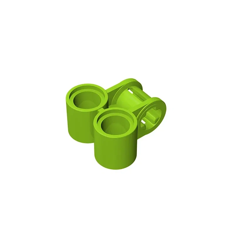 Color: Chocolate - Gobricks GDS-927 Technical, Axle and Pin Connector Perpendicular Double compatible with lego 32291 pieces of children's toys