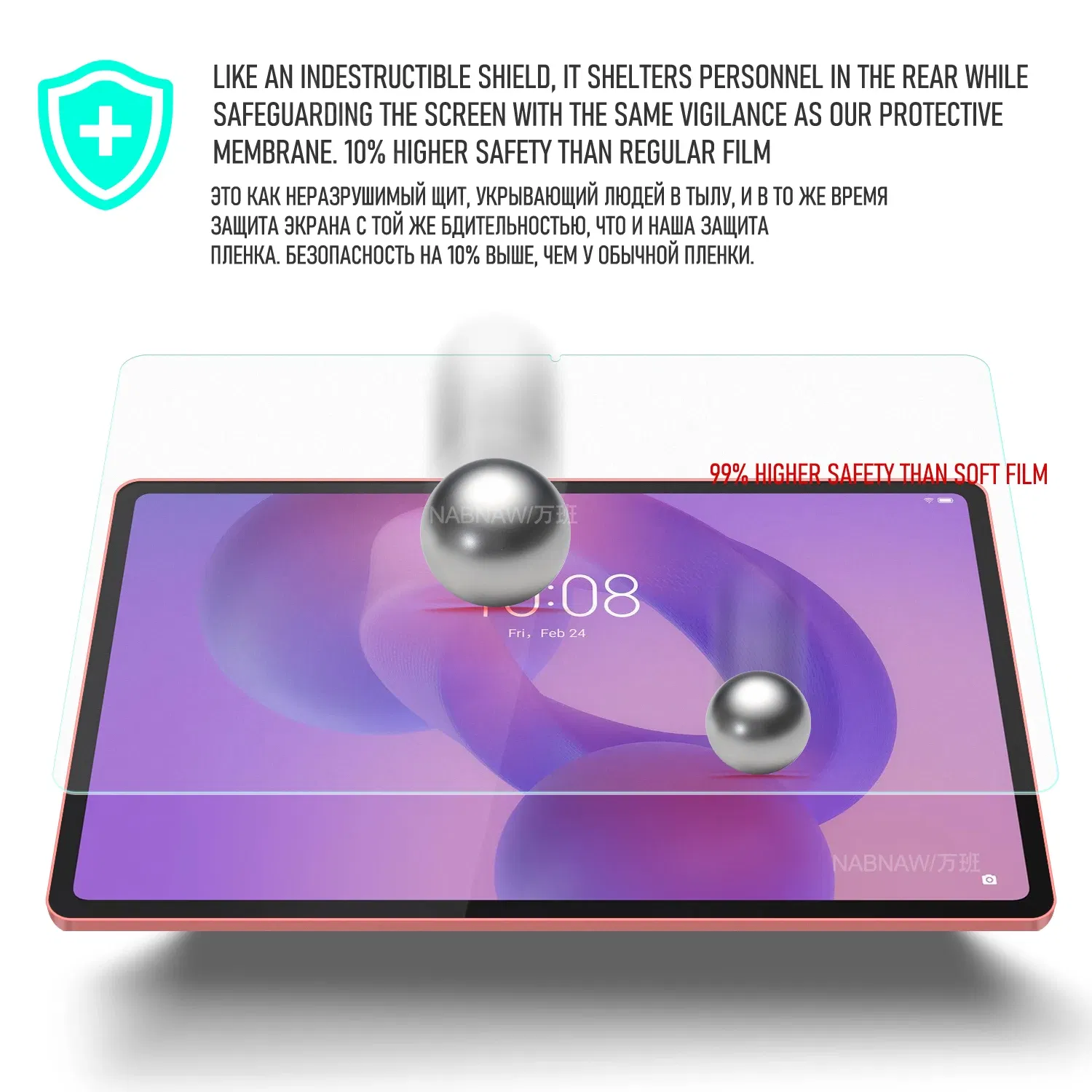 Color: black - For Lenovo Idea Tab Plus Full HD Tempered Glass Film Screen Protector On Lenovo Tab K12 12.1 Tablet Scratch Proof Cover 2-Pack