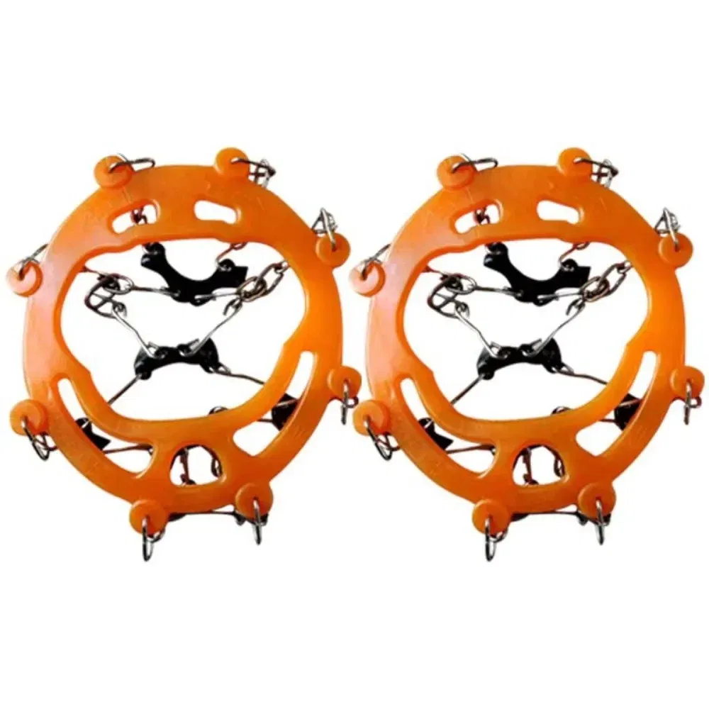 Shoe Size: 12.5, Ships From: CHINA - Winter Outdoor Hiking Climbing Snow Spikes Crampons Cleats Chain Claws Grips Boots Cover Ice Gripper Spike for Shoes Anti Slip