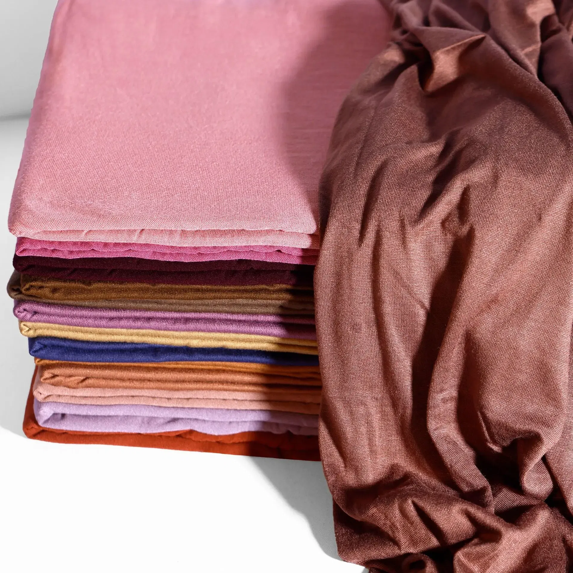 Color: plum - Premium Instant Jersey Hijab Scarf Solid Muslim Long Scarves Turban Shawl Elastic Cotton Arab Headscarf Head Wraps Saudi Hijabs