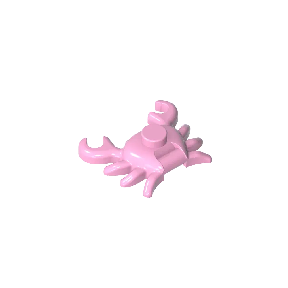 Color: WHITE - Gobricks GDS-2024 Animal, Crab  compatible with lego 33121 Assembles Building Blocks children's toys