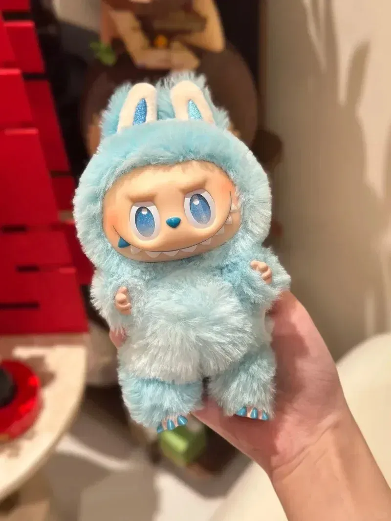 Color: black - Super Beautiful POPMART Original Genuine Labubu V3 Big Into Energy Series Vinyl Blind Box Cute and Interesting Birthday Present