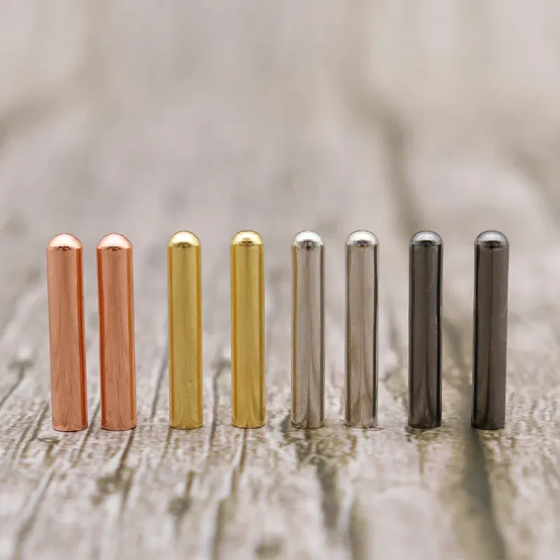 Color: Black, Ships From: CHINA - Weiou New 4pcs 1 Set of 4x22mm Seamless Metal Shoelaces Tips Head Replacement Repair Aglets DIY Sneaker Kits Silver Gold Black