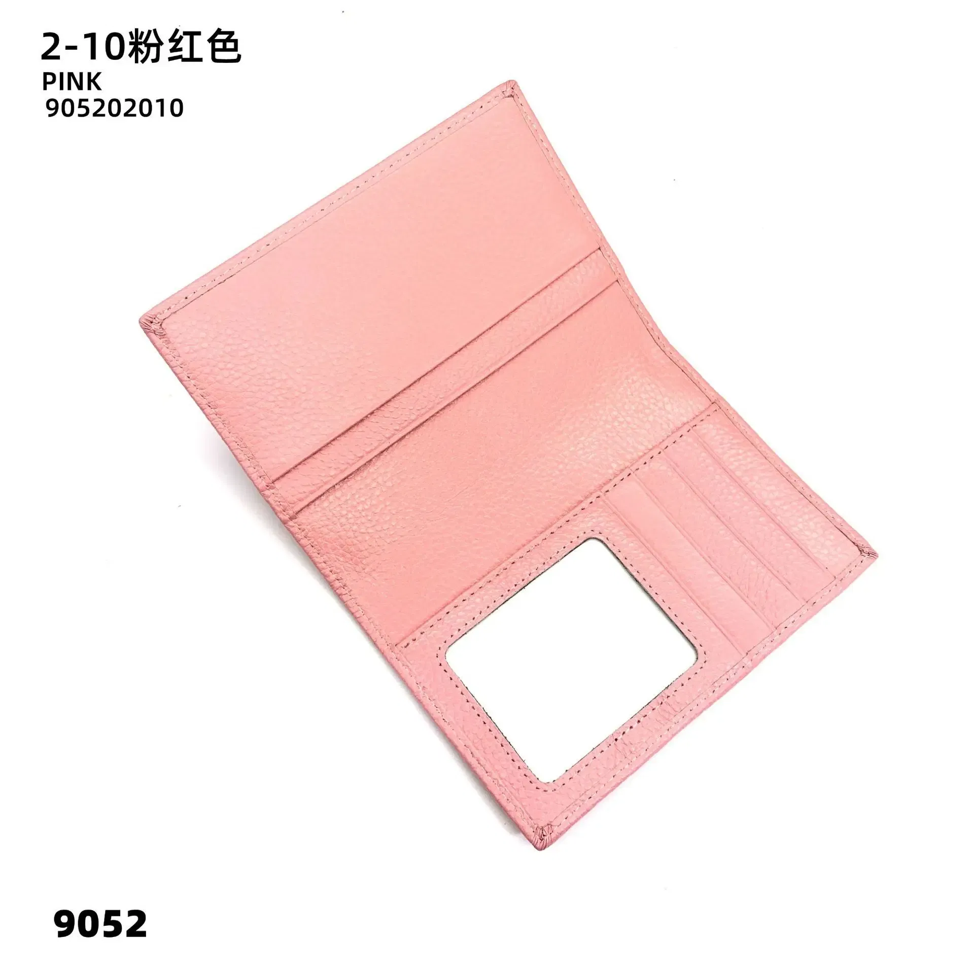 Color: Brown - 100% Cowhide Passport Holder Factory Genuine Leather Engrave Letters Men Women Passport Cover Customized Name Travel Card Wallet