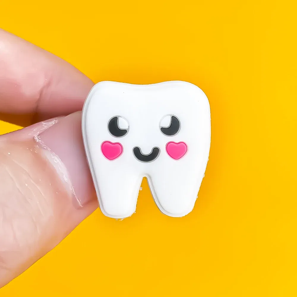 Color: WHITE - 1pcs Medical Clog Accessories Stethoscope Syringe Gibit Shoe Charm Clog Pins Teeth Uterus Nurse Clips Jeans Girl Women Gift