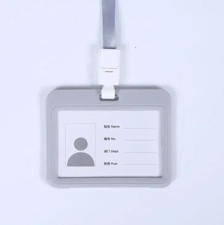 Color: Deep Green - Unisex Colorful Employee Id Case with Lanyard Double Side Id Credit Card Holder Access Bus Card Case Badge Holder Card Sleeve