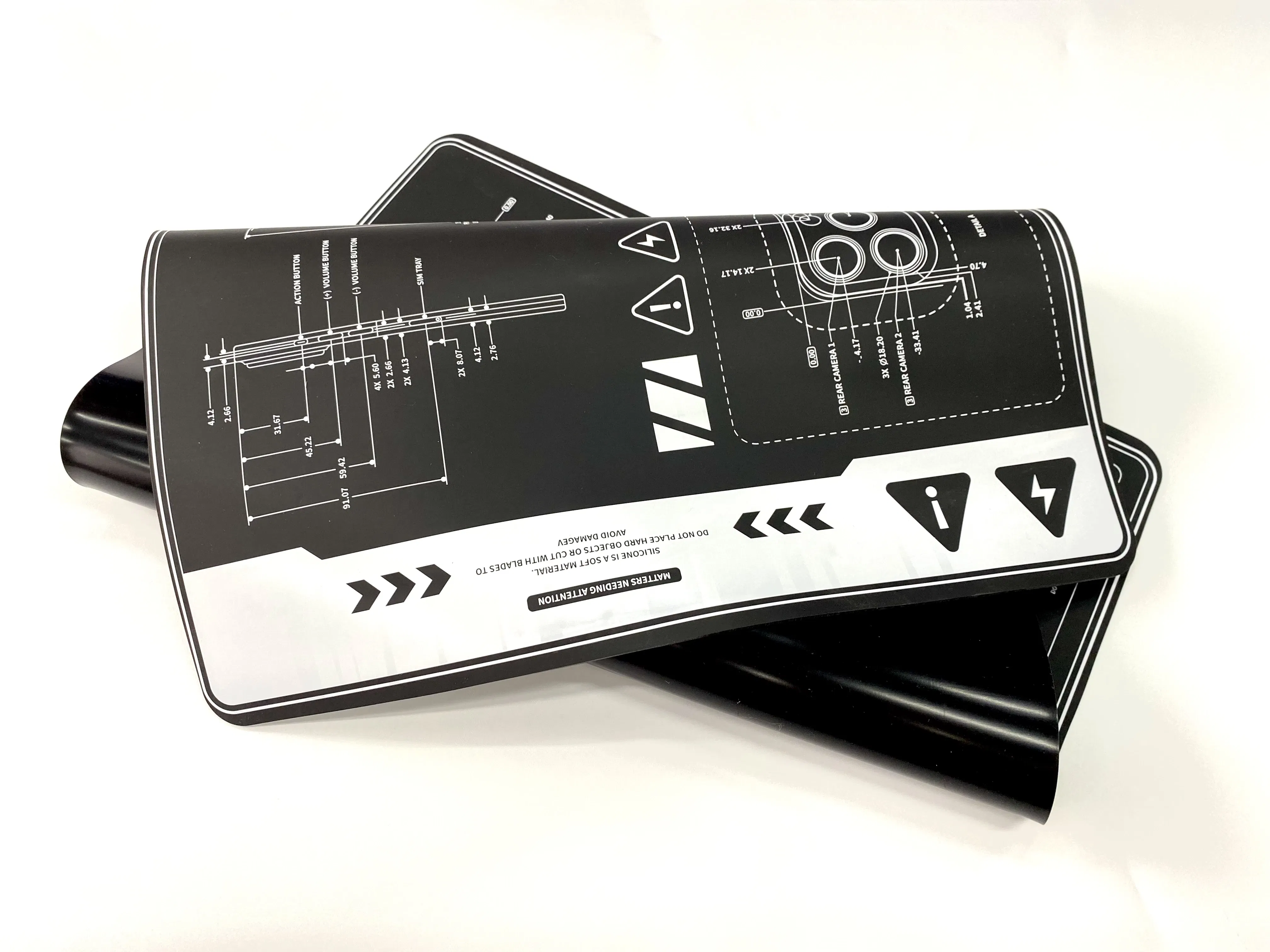 Anti Static Waterproof Soft Pad Flexible Dustproof High Temperature Resistant insulation Silicone Mat for Mobile Phone Repair