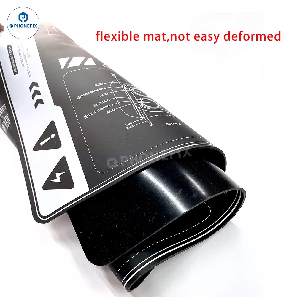 Anti Static Waterproof Soft Pad Flexible Dustproof High Temperature Resistant insulation Silicone Mat for Mobile Phone Repair