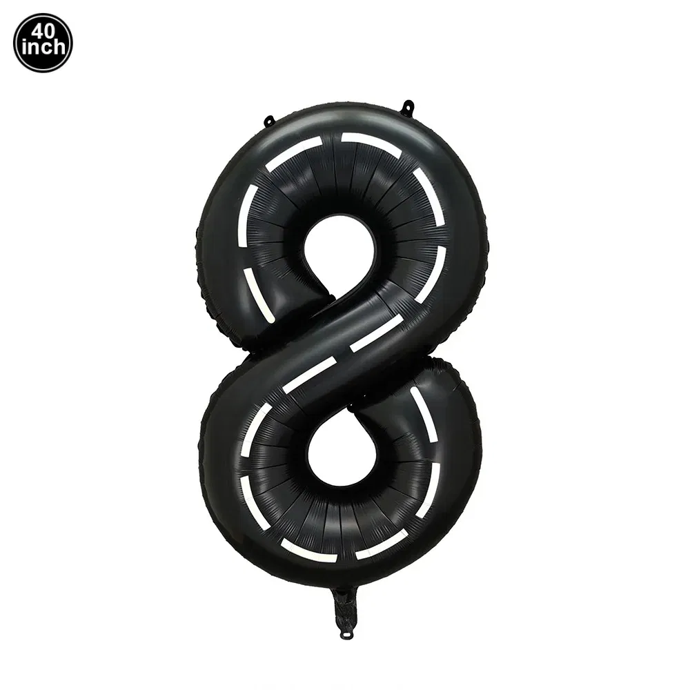 Color: Chocolate - Race Car Party Decoration 2M Table Runner Traffic Cones and Racing Checkered Flags Checkered Race Car Party Tablecloths