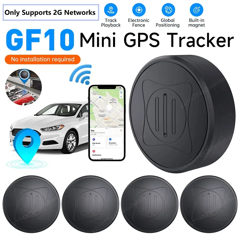 Color: PURPLE - Mini GPS Tracker Car Locator App Real Time Tracking Location Anti-lost Positioner Device  tracking device  llavero silbato  key
