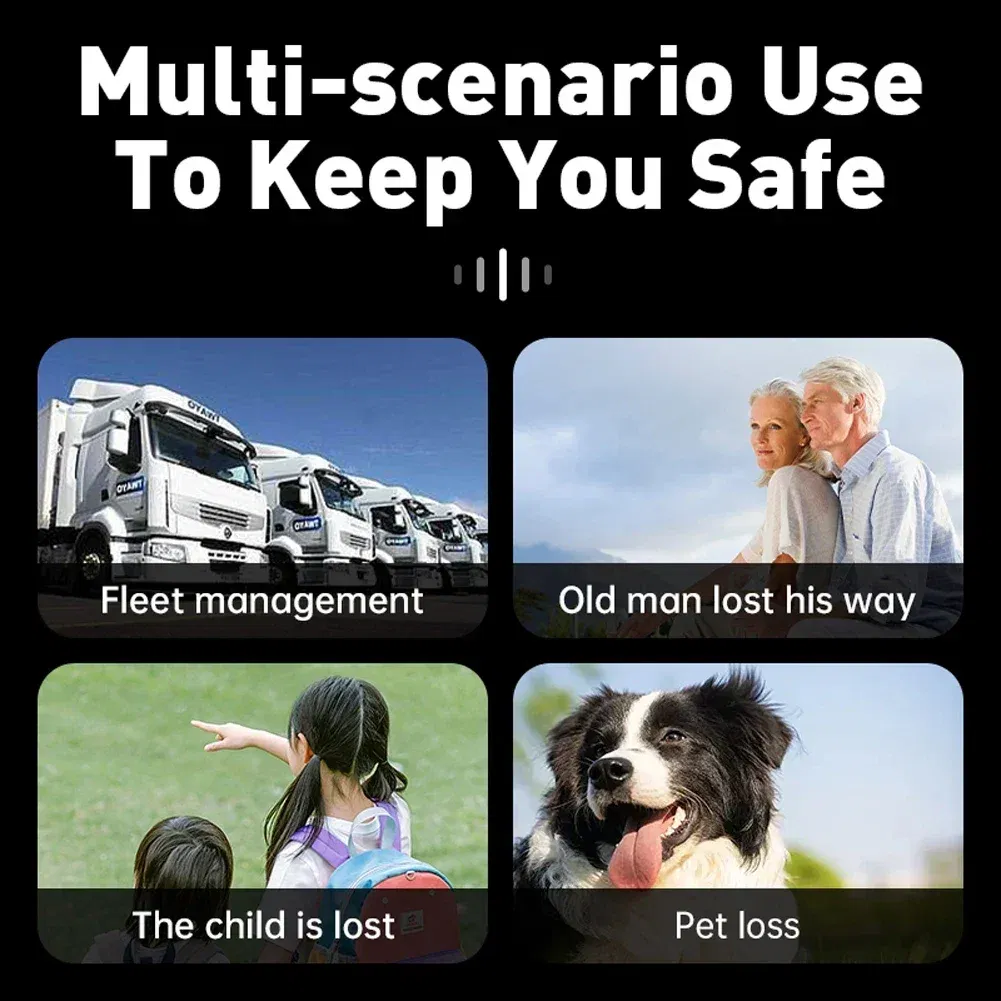 Color: PURPLE - Mini GPS Tracker Car Locator App Real Time Tracking Location Anti-lost Positioner Device  tracking device  llavero silbato  key