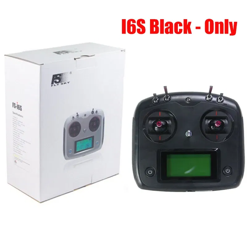 Color: Burgundy - FLYSKY FS-i6S i6S 2.4G 10CH AFHDS 2A Centering Throttle Transmitter iA6B iA10B Receiver RetailBox for RC Cars Boats Drone Toys