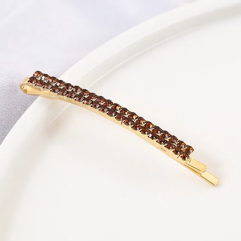 Color: Gold, Ships From: CHINA - 2020 New Elegant Rhinestone Hairpins Women Girls Hair Clips Pin Accessories Hair Ornaments Hairclip Hairgrip Barrettes Headdress