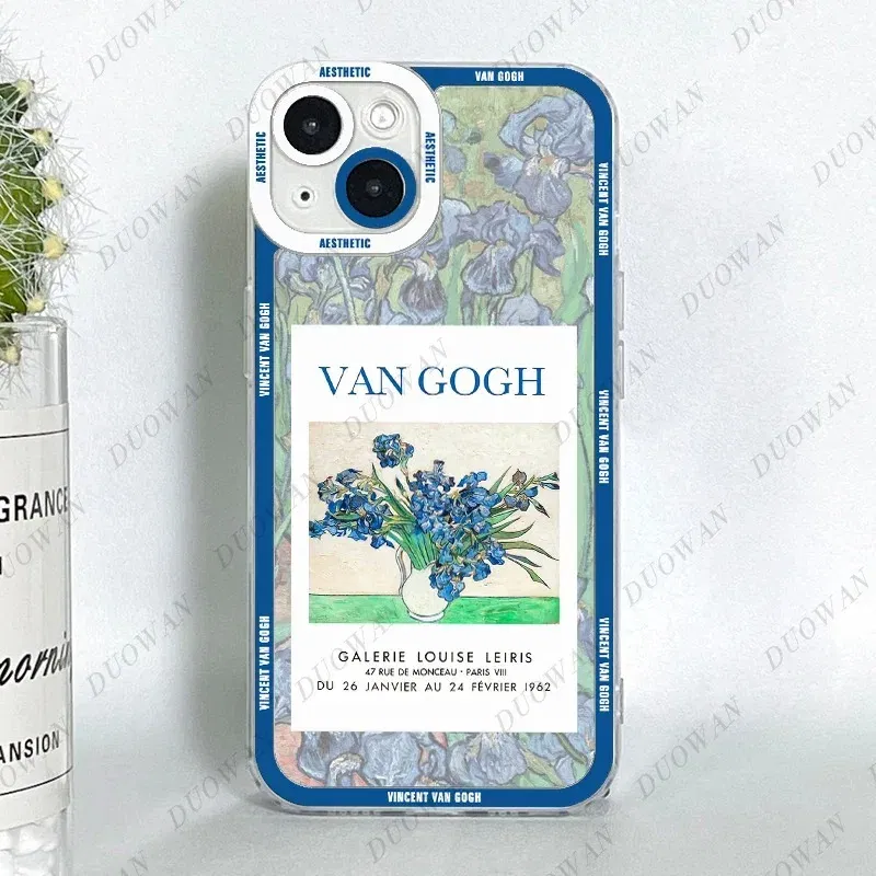 Color: Gold, Material: PP - Van Gogh Oil Painting Phone Case For Samsung A12 A13 A14 A22 A23 A31 A32 A33 A42 A50 A51 A52 A53 A71 A72 A73 4G TPU Clear Case