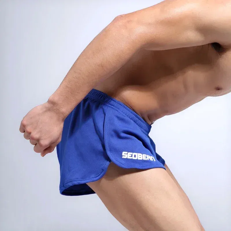 Color: black, Size: XL - SEOBEAN MENS SPORTS RUNNING TRAINING SPRINT SHORTS
