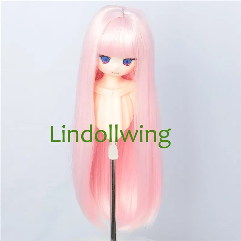 Color: Dark Khaki - 1/3 BJD Wig Pullip Dal DD Dollfie Doll Wig 8-9 inch Long Collection Wig