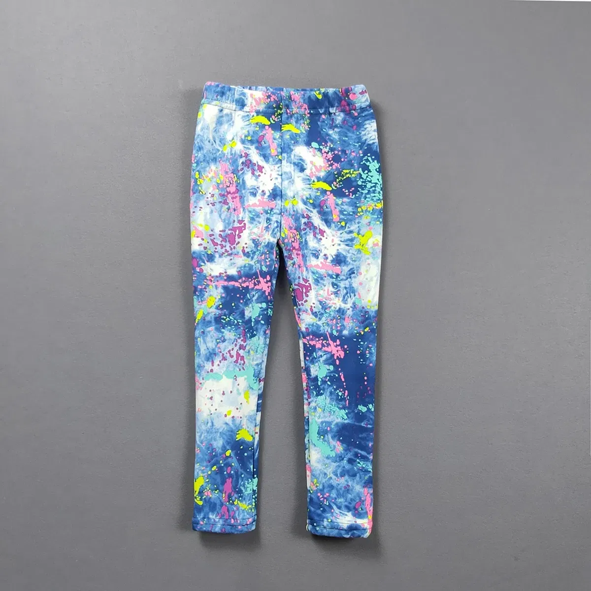 Color: Red, Kid Size: 4 - 2-11Y Girls' Pants Autumn and Winter Slim Fit Warm Bottom Pants Thickened Velvet Printed Children's Pants Baby Casual Pants