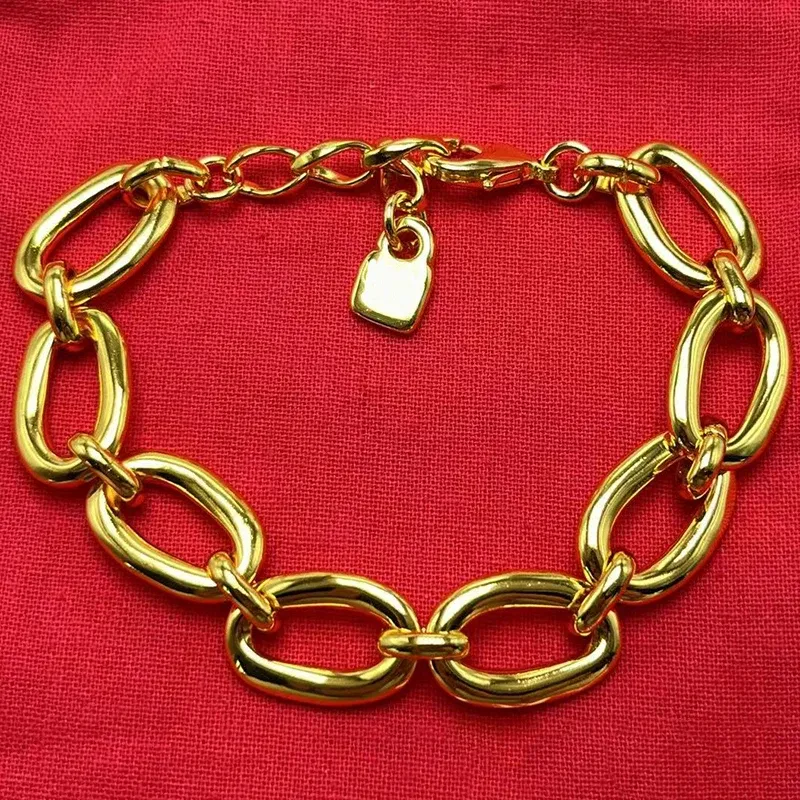 Metal Color: ROSE GOLD COLOR - gift of New Hot Spanish jewelry lightweight luxury jewelry bracelet ladies party exquisite accessories high-quality gifts