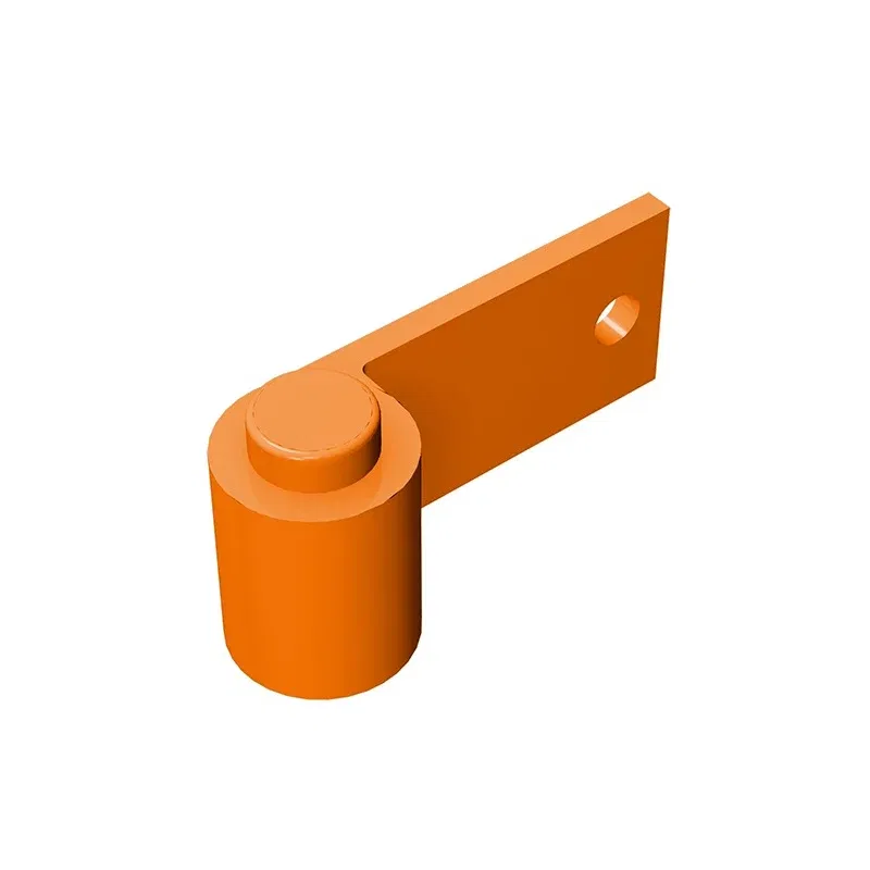 Color: Chocolate - MOC Set GDS-1295 RIGHT DOOR 1X3 - 1x3 Door (right) compatible with lego 3821 children's toys Assembles Building Blocks Tech