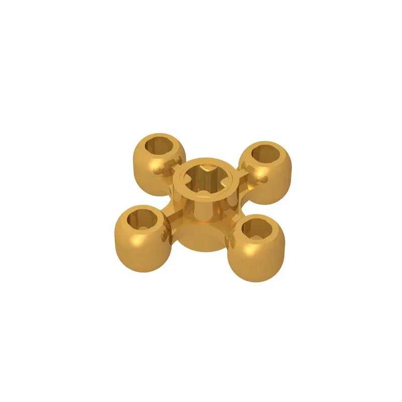 Color: Gold - Gobricks GDS-1179 Technical Knob Cog / Gear / Wheel compatible  lego 32072 children's DIY Educational Building Blocks Technical