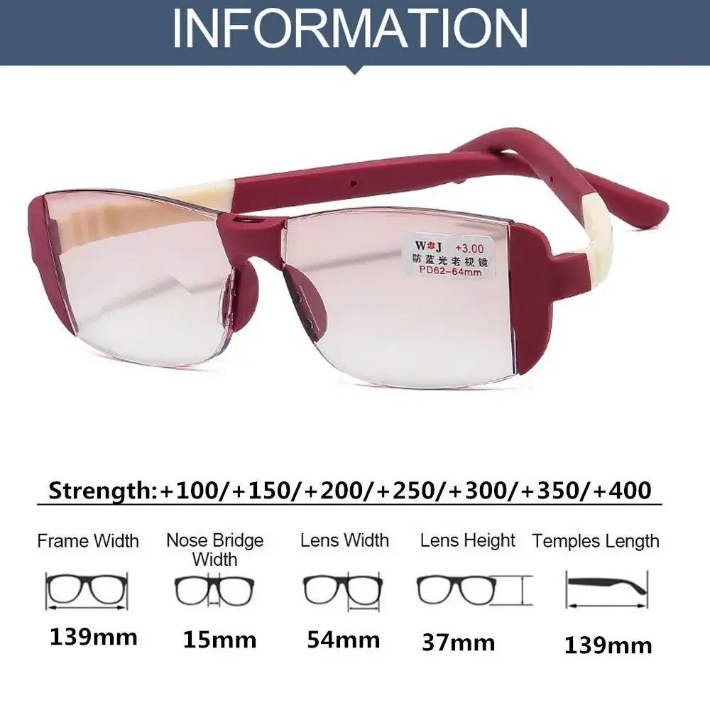 Frame Color: black, Eye Prescription: +150 - Fashion Anti-Blue Light Reading Glasses Urltra-Light Eye Protection Men Women Elegant Comfortable Eyeglasses Unisex Glasses