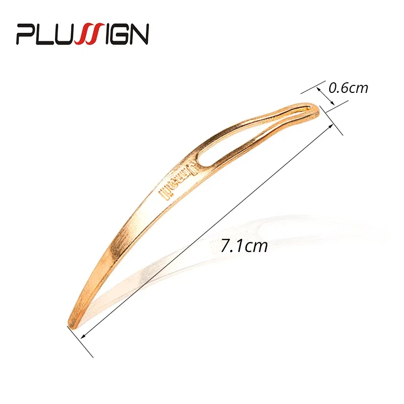 Color: salmon - Plussign Dreadlock Needle Hair Extension Tools Crochet Hook For Dreadlocks Interlocking Tools Silver Blonde Easy Locking Needle