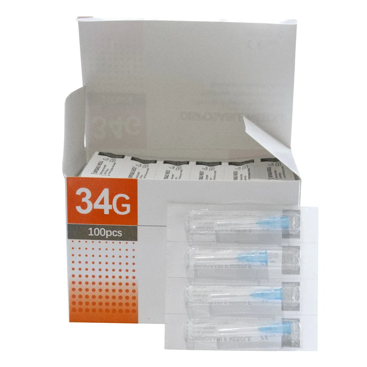 Specification: 36mm - 100Pcs 25G 27G 29G 34G 33G 32G 31G 30G Painless Small Superfine Beauty Needle Disposable Injection Piercing Needles 1.5/4/6/13mm