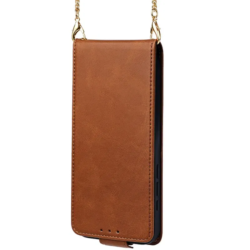 Color: Dark Brown, Compatibility by Model: Galaxy A05s - Leather Phone Case for SAMSUNG Galaxy A05 A06 A16 A15 A36 A56 A26 5G  Crossbody Wallet Case Flip Mirror Cover with Long Lanyard