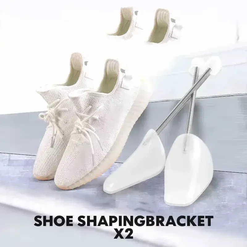 Color: Beige, Ships From: CHINA - Household 1 Pairs Plastic shoes Holder Stretcher Shaper Adjustable Length Shoe Trees Support Prevent Deformation Wrinkle Crease