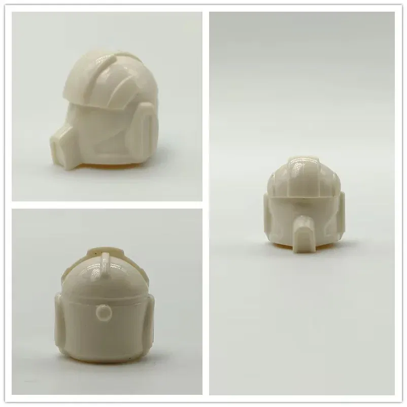 Color: Yellow - 1Pcs Star Wars Clone Trooper Helmet Building Block Mini Action Figure Toys