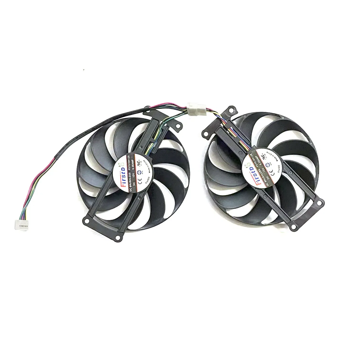 FDC10H12S9-C T129215SU 6PIN RTX 2060 Super GPU Fan for ASUS GTX 1660 1660Ti Dual EVO OC RTX2070 Graphics Card Cooler Fan