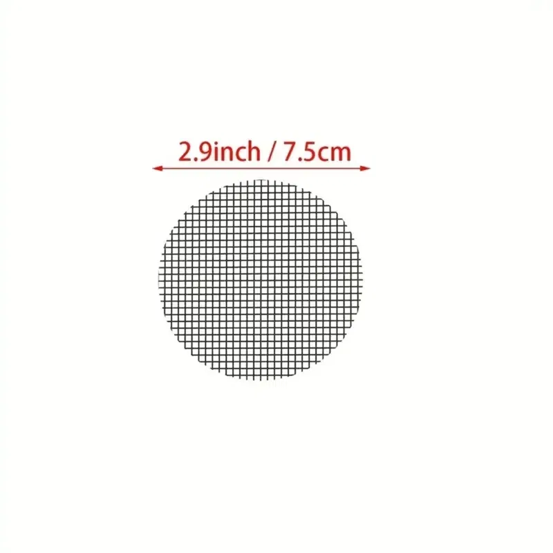 Color: WHITE, Sheet Size: Large - Pot Hole Mesh Pad Mat Grid Round Drainage Hole Screen for Pot Bottom Prevent Soil Loss Anti Bonsai Flower Plant Gardening Tools