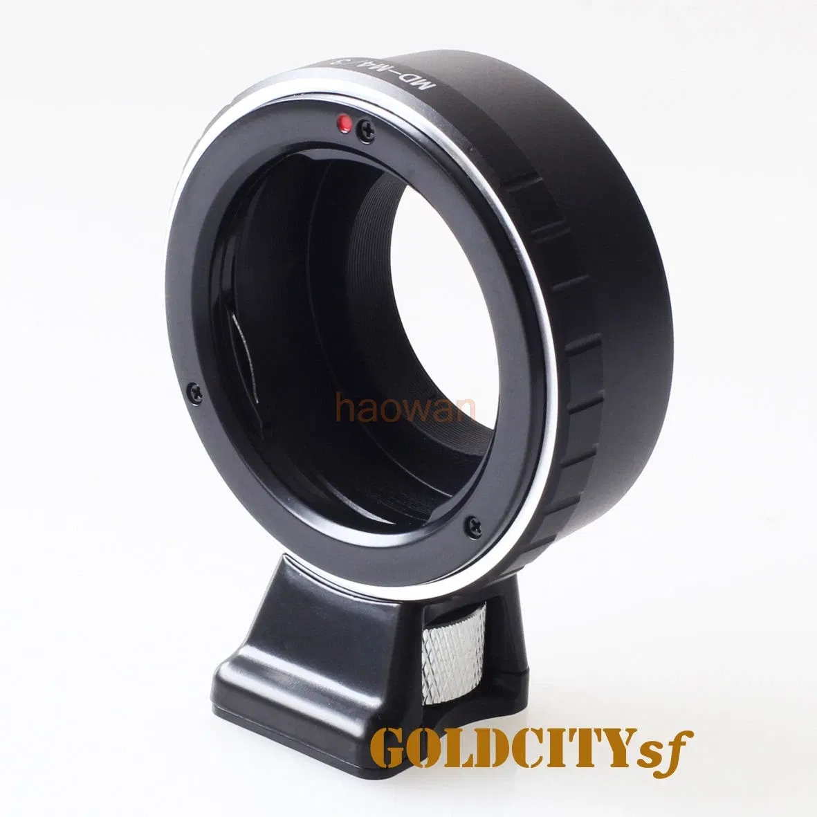 Color: Blue - Adapter ring with tripod for Minolta MD MC Lens to panasonic M43 G1 GH1 GF1 GF3 GX8 G7 GF7 GH4 GM1 GX7 GF6 EM5 EM1 EM10 camera