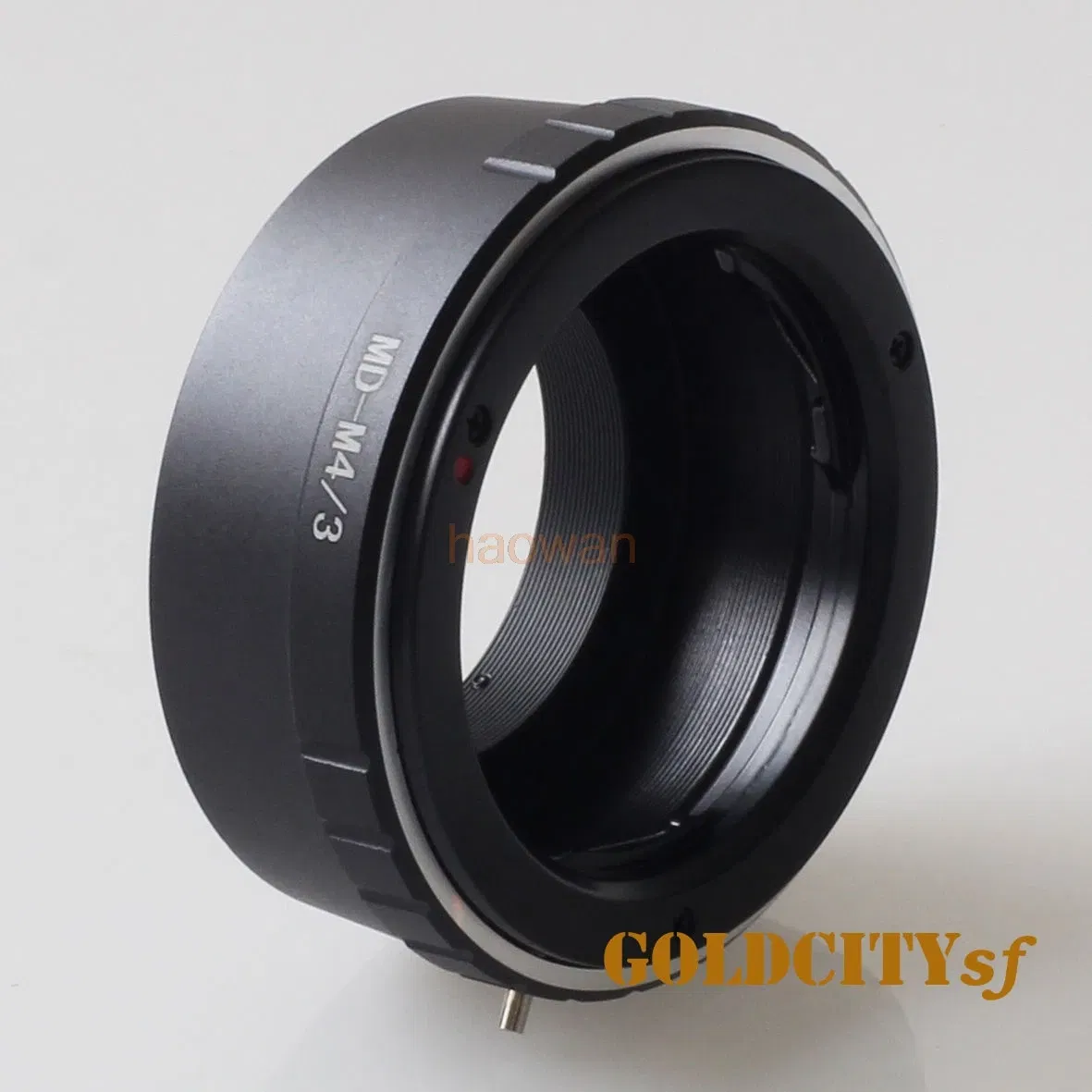 Color: Blue - Adapter ring with tripod for Minolta MD MC Lens to panasonic M43 G1 GH1 GF1 GF3 GX8 G7 GF7 GH4 GM1 GX7 GF6 EM5 EM1 EM10 camera