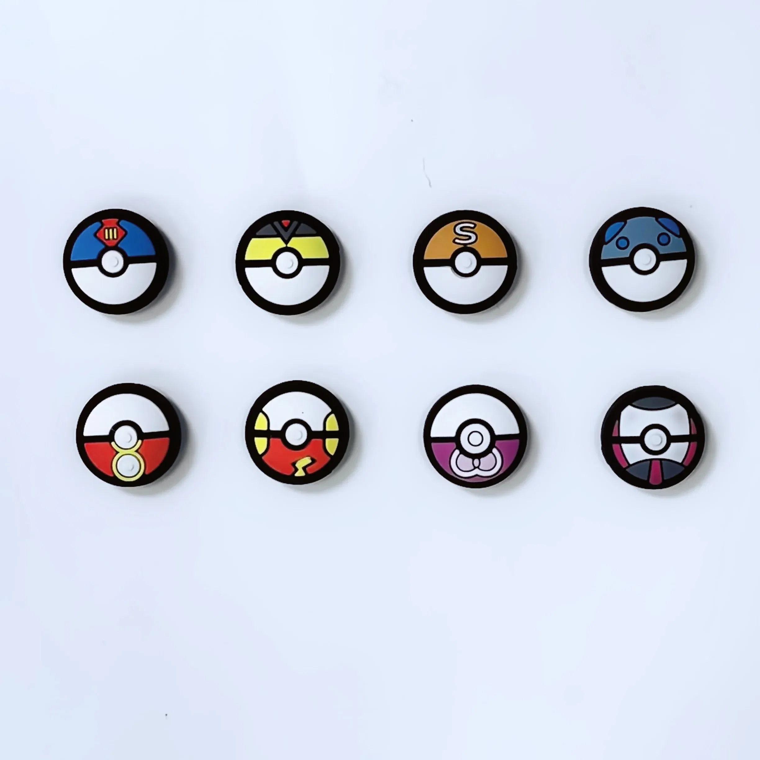 Color: Blue - 8pcs Cartoon Silicone Analog Thumb Grip Caps Compatible with Nintendo Switch OLED/Switch Lite/Switch Joystick Protective Cover