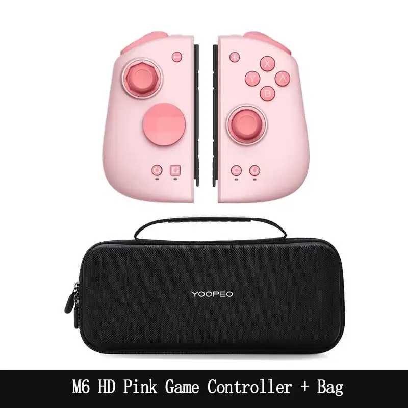 Bundle: Bundle 1, Color: WHITE, Ships From: CHINA - New! M6s Gemini 2 Gamepad Console for Nintendo Switch Joy-con Game Handle Grip Bluetooth Wireless Controller for Switch OLED