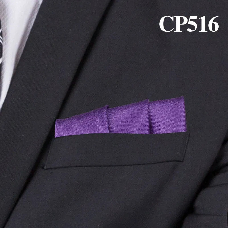Satin Handkerchief For Men Candy Color Mens Suits Pocket Square Business Chest Towel Hanky Suit Napkin Solid Hankies