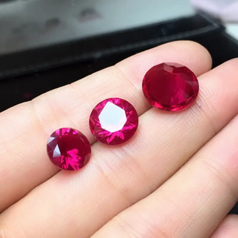 Color: RED COLOR, Item Diameter: 5mm - AAAA+ Large Red Ruby Round Cut VVS Gem 12.0mm 10.50ct Natural Mined Sri-Lanka Garnet Ruby